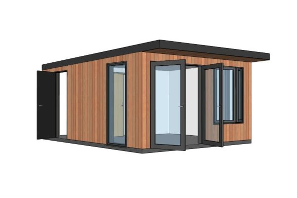 Garden room in henley on thames cgi